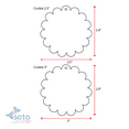 thumbnail image 5 of 25 Units Acrylic Keychains Cookie 1/8" Thick – Clear or Solid Color – (Size 2.5") Made in USA, 5 of 5