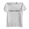 thumbnail image 6 of Holzkary I Have Rabies Tshirt,Women's Novelty T-Shirts Crew Neck,I Have Rabies Uni Tshirts for Adults Graphic Tshirts Workout T Shirts Athletic Trendy Clothes Short Sleeve Spring Tee White M, 6 of 7