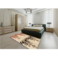 thumbnail image 4 of Ahgly Company Indoor Round Patterned Red Fox Red Area Rugs, 6' Round, 4 of 6