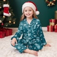 thumbnail image 5 of UAYOTSE Kids Pajamas Set Long Sleeve Button Down Sleepwear Girls Boys Set 2 Pcs Loungewear for 6 15 Years,Sizes 3-4 Years, 5 of 6