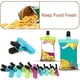 thumbnail image 4 of Pinzas para patatas fritas, paquete de 8, pinzas para alimentos,para bolsas de apertura amplia para almacenar alimentos con cierre hermético (4 L, 4 S) Rosa rojo,verde claro, azul,menta 15,3/7,8 cm, 4 of 5