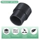 thumbnail image 2 of Uxcell 1-Pack Conector de Reducción de Tubo, Acoplamiento Reductor Recto de 2-1/2"*2", Gris, 2 of 6