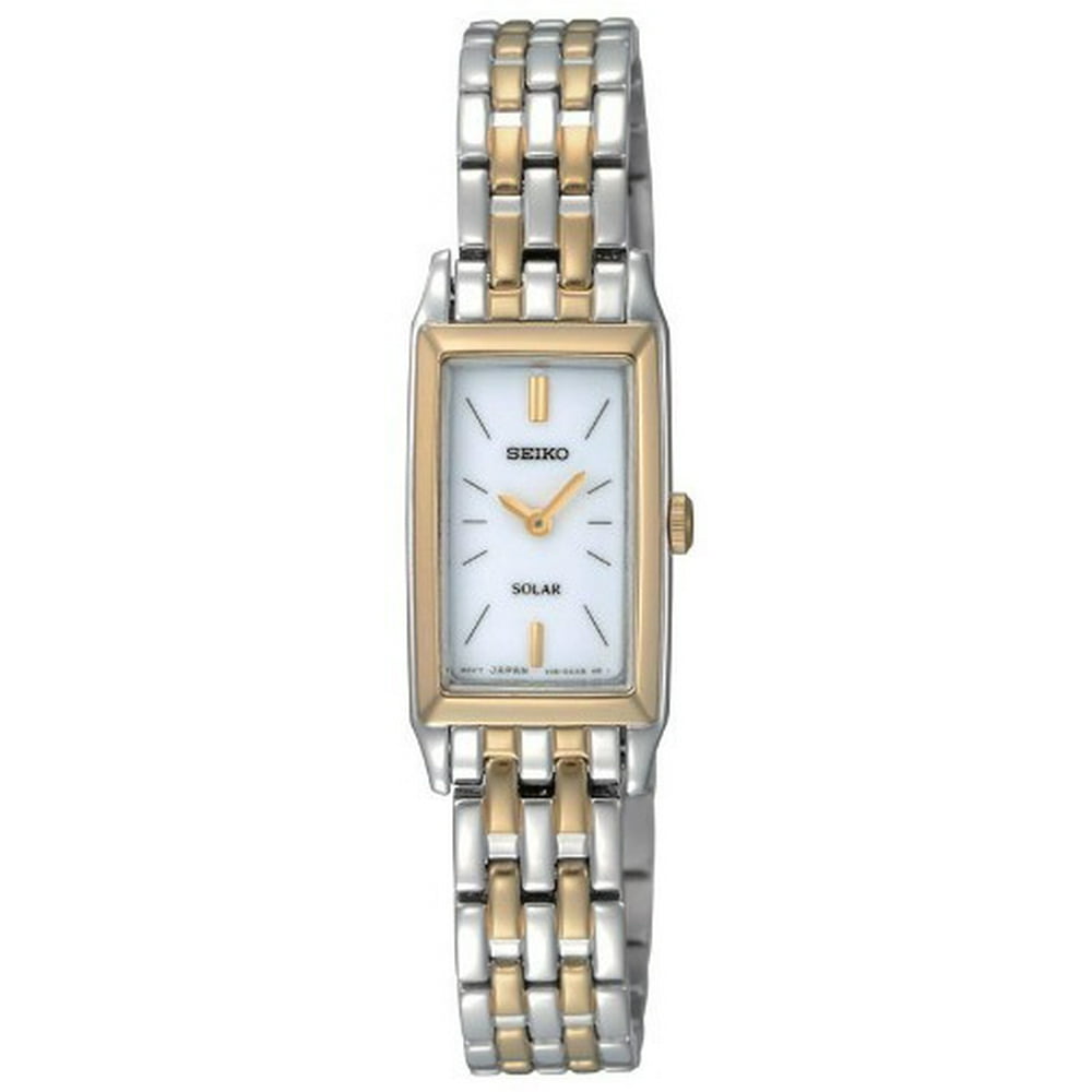 Seiko Seiko Women's Solar Stainless Watch Silver Bracelet White