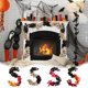 thumbnail image 1 of Mejor tapicante de ratán de Halloween con hojas de arce negro - Decoración otoñal flexible de 70 pulgadas para chimenea, puerta y Acción de Gracias, 1 of 7