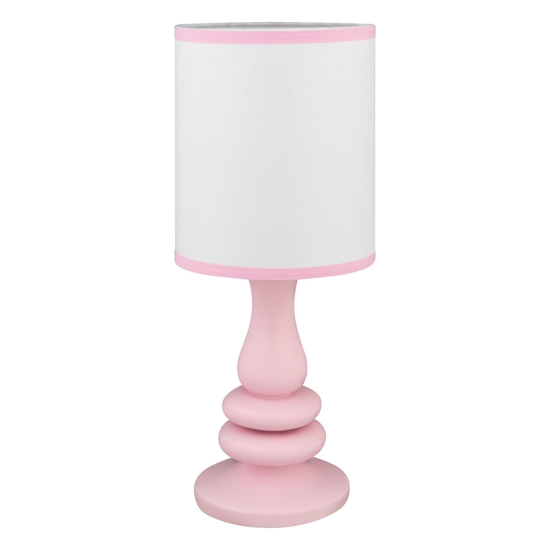 pink and white lamp