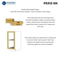 thumbnail image 4 of Hickory Hardware P5312-SN Satin Nickel Double Demountable Hinge, 4 of 5