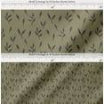 thumbnail image 2 of Soimoi Green Cotton Poplin FabricLeaves Printed Fabric 1 Yard 56 Inch Wide, 2 of 7