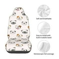 thumbnail image 5 of JUNZAN Bulldog Face Pattern Seat Covers,Universal Fit Sedans,Cars,Vans,SUV,Truck, 5 of 6