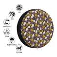 thumbnail image 2 of Kdxio Flowers Daisy for Tire Cover Wheel Protectors Tyre Covers Weatherproof Wheel Covers Universal Fit for Trailer Rv SUV Truck Camper Travel Trailers 17 inch, 2 of 5