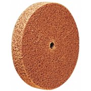 3 in Blending Unitized Wheel, 1/2 in W, 3/8 in Mounting Size, Medium Aluminum Oxide, each