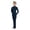 j5-Navy, variant on LIIPEE Girls Ballet Training Outfits 2 Piece Set Solid Color Long Sleeve Zip Up Tops And Pants Kids Cute Comfortable Breathable Performance Dancewear,2-3 Years