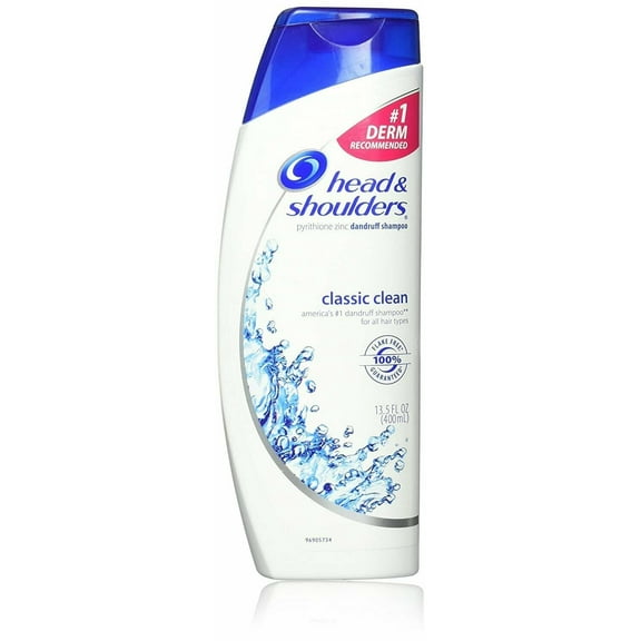 Head & Shoulders Classic Clean Dandruff Shampoo 13.5 Oz Pack of 2