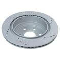 thumbnail image 5 of TRQ Rear Performance Drilled & Slotted Brake Rotor & Posi Metallic Pad Set, 5 of 5