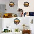 thumbnail image 4 of VOCOO 10'' Quartz Sunset Round Wall Clock for Home, Kitchen, and Bedroom Decoration (Battery Operated), 4 of 8