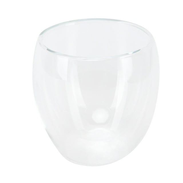 Taza transparente, Taza de leche transparente de 2 capas Taza de leche Taza resistente al calor Máxima confiabilidad