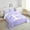 Purple 02, variant on Erosebridal Yellow Bowknot Comforter Sets Full Size, Initial Letter D Comforters & Duvets, Cartoon Monogrammed Reversible Duvet Insert, Breathable Bedroom Decorative, 3pcs