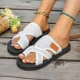 thumbnail image 4 of Black Sandals Women Women's Arch Support Flip Flops for Plantar Fasciitis Orthopedic Thong Sandals Comfortable Summer Beach Pool Slides, 4 of 8
