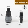 thumbnail image 1 of SP+PP SH+PH SF+PF SM+PM C-Type Pneumatic Fittings Self Locking PU Tube Connector, 1 of 5