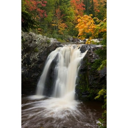 WI Pattison SP Little Manitou Falls Black River Poster Print by Jaynes (Best Maid Cookies In River Falls Wi)