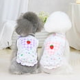 thumbnail image 6 of NIBOLOG Pet Clothes Eye-catching Super Soft Cotton Puppy Fade-resistant Skirt Pet Garment for Travel, 6 of 8