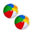 thumbnail image 4 of Bewildely 2 paquetes / lote Ball Party Fun comienza con globos fáciles de inflar Amplia aplicación PVC Beach Ball Sea Pool Party Inflable 6 bola de 6 colores 40cm 10Conjunto, 4 of 6