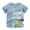 Blue, variant on Boys Dinosaur Shirts Round Neck Short-Sleeve T-Shirt Comfy Preppy Shirt Little Boys Clothes