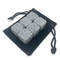 thumbnail image 3 of Batería de Cocina 6 uds. De piedras naturales para whisky, cubo de hielo frío, enfriador de cerveza, roca (gris oscuro) Likrtyny Libre de BPA, 3 of 3