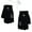 Black, variant on Winter Heated Gloves Convertible Flip Top Mittens for Men Women Gray One Size