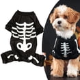thumbnail image 2 of TIELUTT Halloween Dog for Small Dog Glow in the Dark Skeleton Pet Pet Clothes Pet Clothes for Small Dogs Female Pet Clothes for Small Dogs Girl Pet Clothes Hangers and Rack Pet Clothes Rack Small, 2 of 8