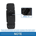 thumbnail image 4 of Interruptor de ventana eléctrica Unique Bargains No.68307001AA Interruptor de control de ventana para Dodge Journey 2017-2020 Negro, 4 of 7