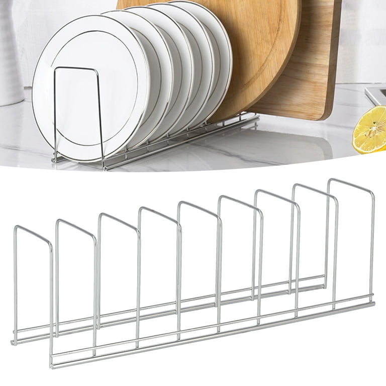 Tebru Dish Drying Rack,Kitchen Organizer Rack Multiple Use Dish Drying Rack  For Plates Baking Pan Pot Pans,Dish Rack 