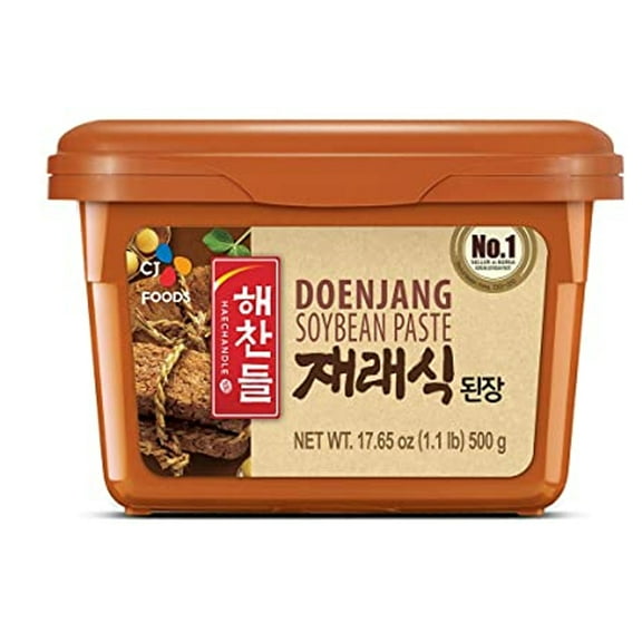 CJ Haechandle Soybean Paste, Korean Doenjang -17.63oz(Pack of 4)