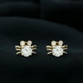 thumbnail image 3 of Rosec Jewels Lab Created Diamond Studs - Animal Inspired Crab Earrings (5 mm, 1 Carat, EF-VS Grade), 18K Yellow Gold, 3 of 7
