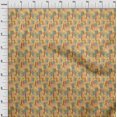 thumbnail image 4 of oneOone Rayon Yellow Fabric Tropical Sewing Fabric By The Yard Printed Diy Clothing Sewing Supplies 56 Inch Wide, 4 of 5