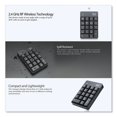 thumbnail image 7 of Wkb6010ub Wireless 18-Key Numeric Usb Keypad, Black | Bundle of 5 Each, 7 of 7