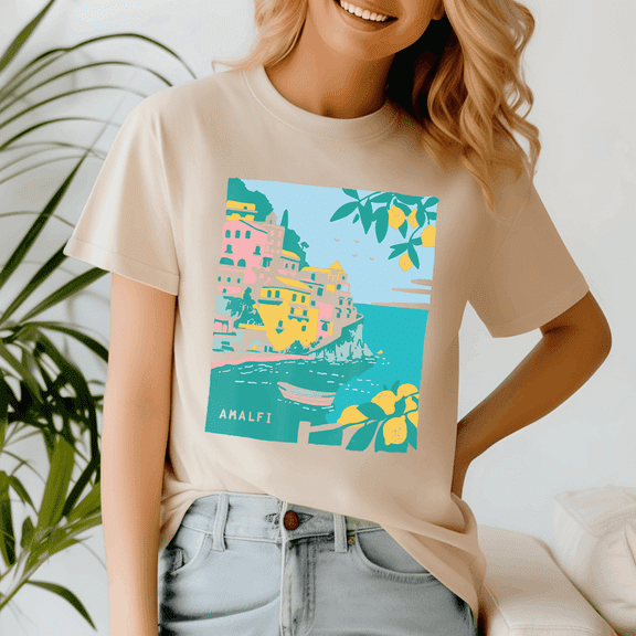 Amalfi Coast Italy , Lemon Travel Shirt,Summer Beach Tee,Summer Vibes,Summer Girl,Hello Summer,Summer Vacation Tshirt