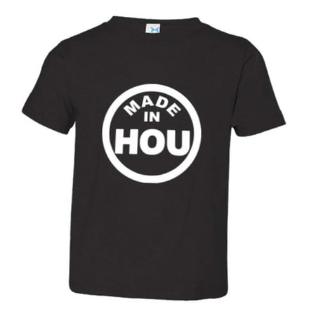 PleaseMeTees™ Toddler From Born Made In Houston TX Logo Label HQ