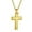 Gold, variant on FindChic Gold Cross Necklaces for Men Stainless Steel Lord's Prayer Pendant Necklace Boyfriend Husband Religious Valentine's Day Gift Packaged