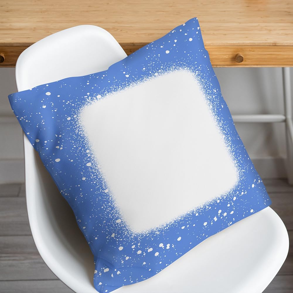 10Pcs Sublimation Blank Plain Colorful Pillow Case Covers 15.7 * 15.7 inch Home Decorative Pillowcase Cushion Cover with Concealed Zippers for DIY Heat Press Printing (Black)