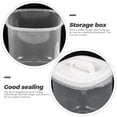 thumbnail image 4 of Food Container Grain Storage Bucket Multi-grid Rice Dispenser Reusable Plastic Flour Container, 4 of 8