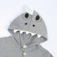 thumbnail image 4 of Coerni New Born Baby Boys Girls Cartoon Dinosaur Hoodie Romper Onesie Jumpsuit Outfits Unisex Baby Hoodies Clothes, 4 of 8