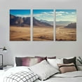 thumbnail image 3 of Nawypu Large Framed Wall Art Ready to Hang Aerial view over the Namibia desert Sossusvlei sand dunes Namibia Canvas Print Artwork Wall Art Painting Pictures Home Modern Poster 12''x16''X3 Panels, 3 of 4