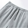 thumbnail image 6 of zbxnLI Men's Sweatpants Cinch Bottom Elastic Waist Drawstring Pants Athletic Jogger Pants Workout Running, 6 of 8