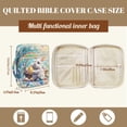 thumbnail image 7 of ZUXONGSY Easter Egg Bunny Print Quilted Bible Case for Women Large Bible Protective Carrier Sturdy Carrying Book Case with Handle Scripture Bag for Study, 7 of 7