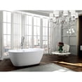 thumbnail image 5 of Bellaterra Home Pisa 63 inch Freestanding Bathtub in Glossy White, 5 of 5