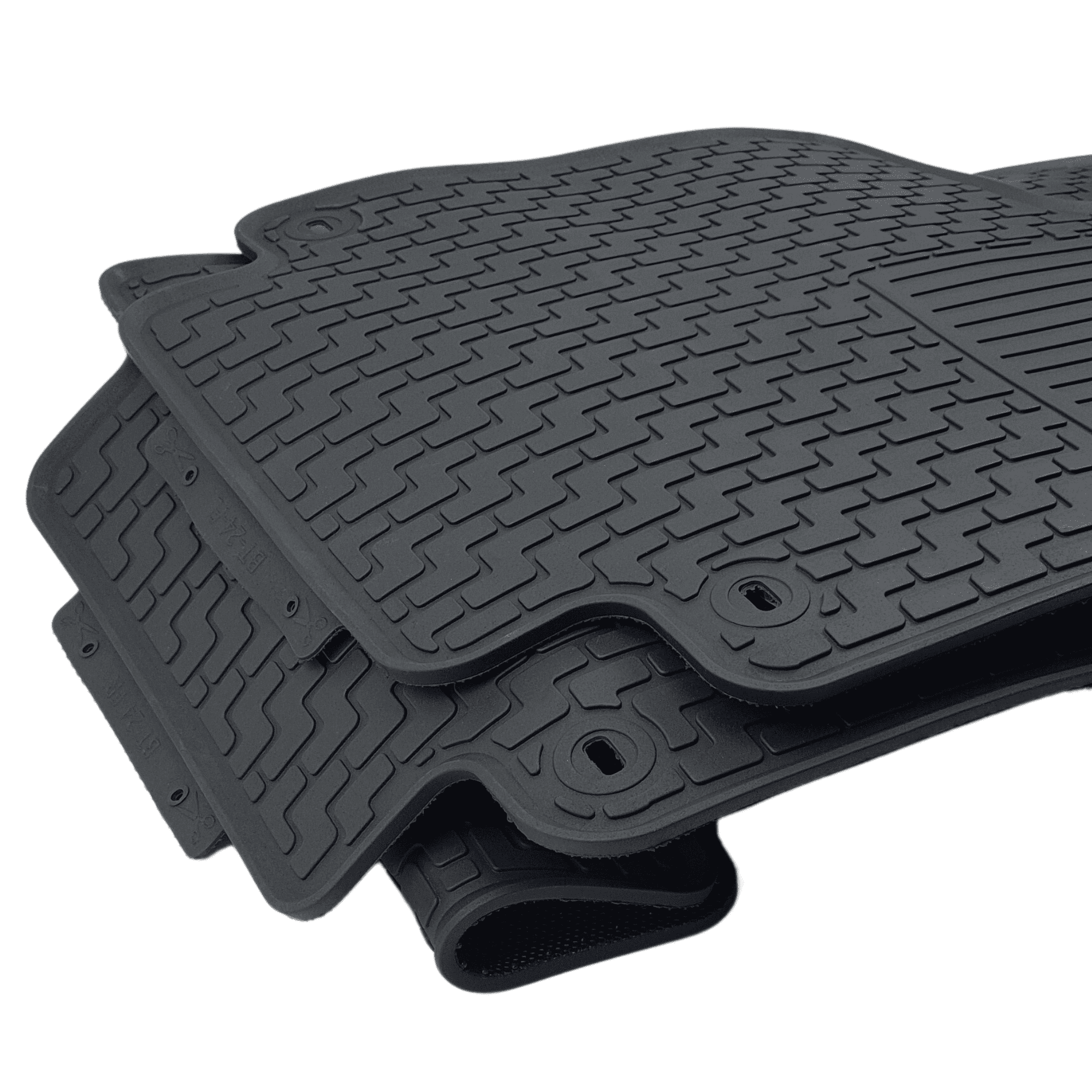 Floor Mats For 2011-2017 Honda Odyssey (RL5) Heavy Duty Custom Fit All Weather Floor Liner 3 ROW Full Set Rubber