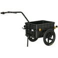 thumbnail image 1 of CoSoTower Multi-Functional Bike Trailer Steel Large Bike Luggage Cart Carrier Grey, 1 of 7