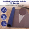 thumbnail image 3 of Boat Carpet,6FT x 23FTMarine Carpet for Boats, WWaterproof TPR Non-Slip Outdoor Rug Cuttable Easy to Clean Patio Rugs Deck Rug for Patio, Camping, 3 of 7