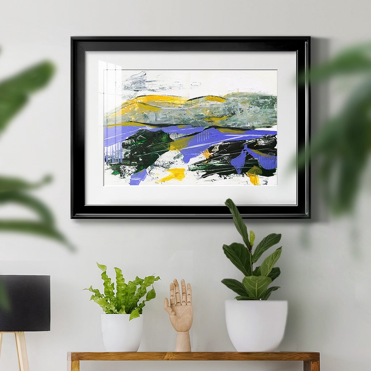 Silent Mountain IV Premium Framed Print - Ready to Hang