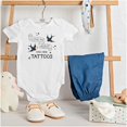 thumbnail image 3 of Cool Tattooed Aunt Cute Niece Nephew Romper Boys or Girls Infant Baby Brisco Brands 18M, 3 of 6